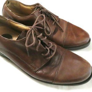 Croft & Barrow Brown Leather Oxford Dress Shoes